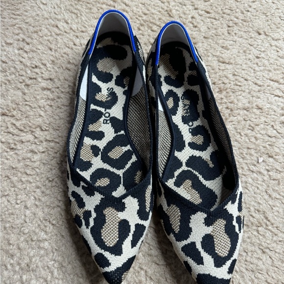Rothy’s desert Cat printed knit point toe flat 10.5 - Picture 2 of 6